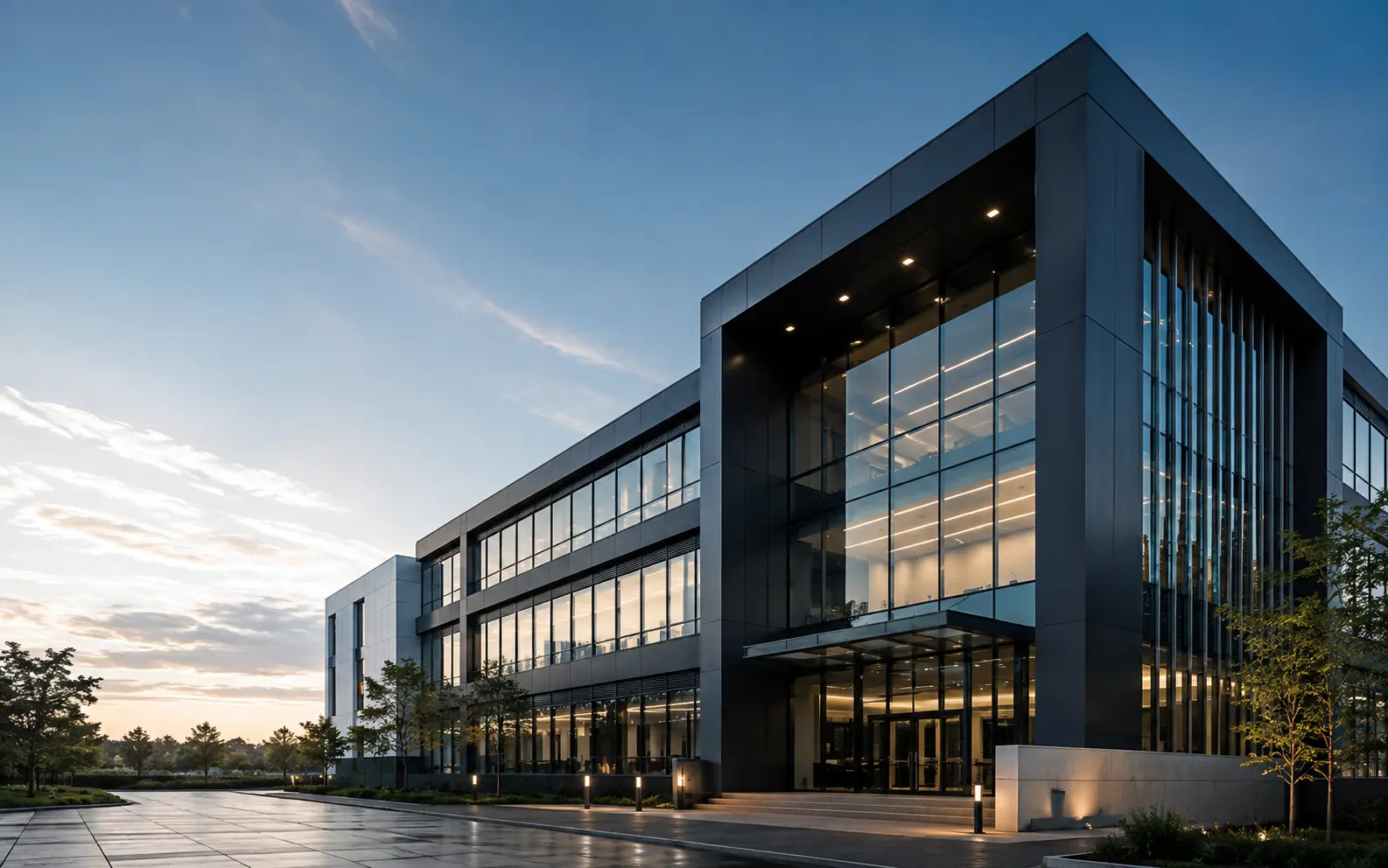 Easy Flow modern corporate office building