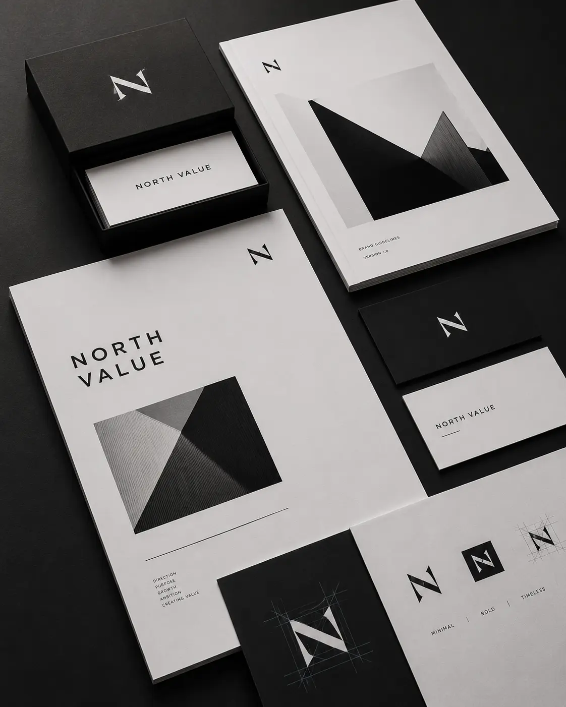 North Value — Brand Identity Design project for EasyCreative